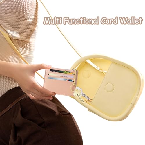 Elegant RFID Blocking Slim Wallet for Women - Lightweight Leather Credit Card Holder with Coin Pocket (Pink) - Image 7