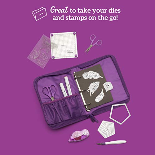 Crafter’s Companion 555018 CC-STOR-DIE-S Stempel und Stempelspeicherordner Klein, Metall, Purple, Einheitsgröße
