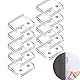 10 Stück Duschvorhang Clips, Selbstklebende Guard Vorhang Stop Clips, Transparente Vorhang Clip Winddichte Vorhang Klammern Badezimmer Gardinenhalter Vorhang Clips für Dusche Verschütten