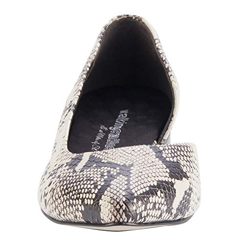Walking Cradles Raya Bone/Black Snake Print Leather 10 W (D) #TOP4