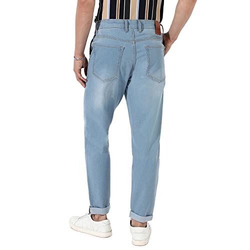 Image of Campus Sutra Men's Regular Fit Mid Rise Jeans