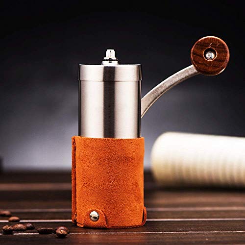 SXLCKJ Kaffeebohnenmühle Mini Edelstahl manuelle Kaffeemühle Classic mit Verstellbarer Einstellhand (Crusher) – Bild 4