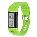 KOMI Bracelet de montre compatible avec Garmin Vivosmart HR+, bracelet de rechange en silicone pour Garmin Vivosmart HR Plus (rouge)