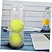 Anneome 2pcs PVC Tennis Balls Holder Bottle Black Lid and Portable Tennis Organizer for Easy Storage and Transport of Balls