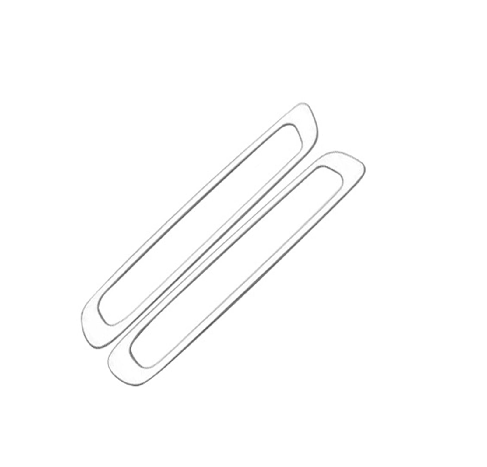 Car Accessory for Mazda3 for Mazda 3 for Axela BP 2019 2020 Car A Pillar Air Outlet Speaker Bezel Trim Ring Frame Stickers Inner Garnish 2 Pieces Interior Mouldings(Silver Matte)