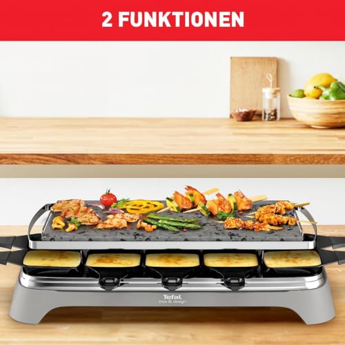 Raclette-Grill mit Steinplatte von Tefal Pierrade, 1350 Watt