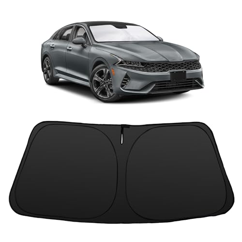 Image of Windshield Sun Shade for 2021-2026 Kia K5 / 2020-2026 Hyundai Sonata