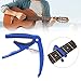 Spring Capo Guitar Capo, ABS Shell Stringed Instrument Accessory with Steel Spring for Beginners Playing Tuning (Dark Blue)