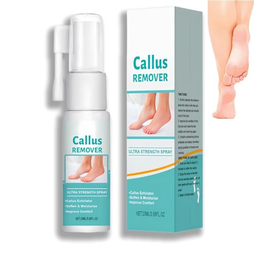 Professional Callus Remover Extra Strength Spray Foot Callus Removal Spray Hard Skin Rem/Over Foot Sp/ray Dead Skin Re/Mover for Feet Fo/ot Exfoliator Foo/t Peeling Sp/ray Ca/llus Peel