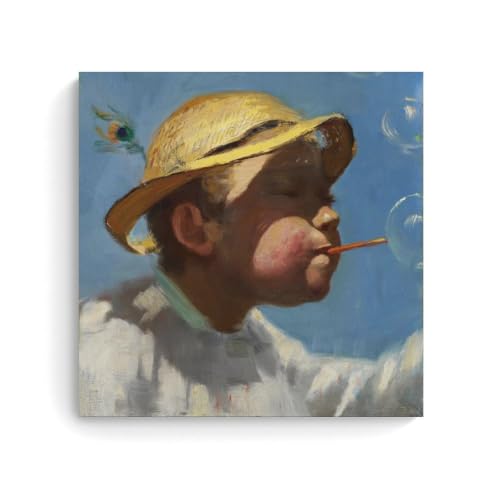 Lienzo de Paul Peel The Bubble Boy para una decoración moderna