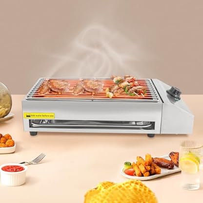 Tischgrill Grillbesteck Balkongrill Elektrogrill Grillzange Partygrill Grillofen 220V – Bild 4