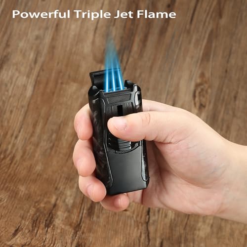 Encendedor Mechero Jet Flame Butano 3 Llamas Multiusos miniatura 6