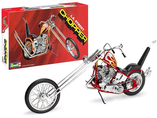 Level 5 Model Kit LA Street Chopper Motorcycle 1/8 Scale Model by Revell 17326