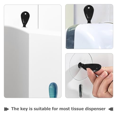 OUNONA 4 Stück Tissue-Box Schlüssel,Toilettenpapier,Toilettenpapier - und Papierhandtuchspender, Spenderschlüssel für Kimberly Clark Seifen