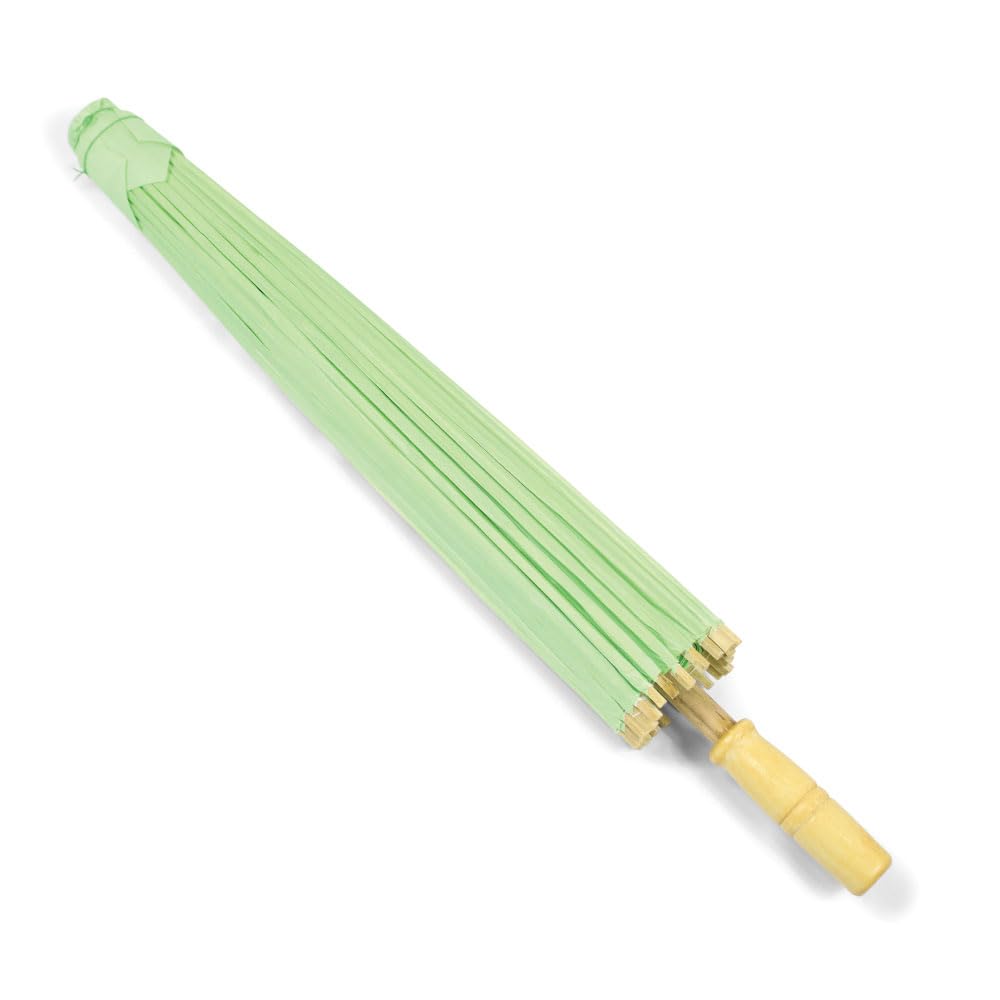 OLILLY - Ombrelloni grandi (diametro 88 cm) in carta e bambù - Confezione da 10 o 50 ombrelloni - Ampia scelta di colori disponibili