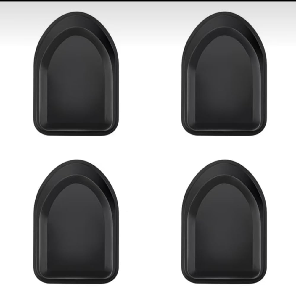 WDJRUIRUI 4 Pcs Mini Strong Sticky Auto Vehicle Hooks for Cupra Leon Sportstourer KL I 2020-2024, Space Saving Interior Dashboard Tidy Organiser Accessories Black