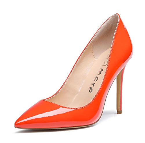 Image of Castamere Womens High Heels Pointed-Toe Slip-on Stilettos Pumps 4Inch Heel Shoes