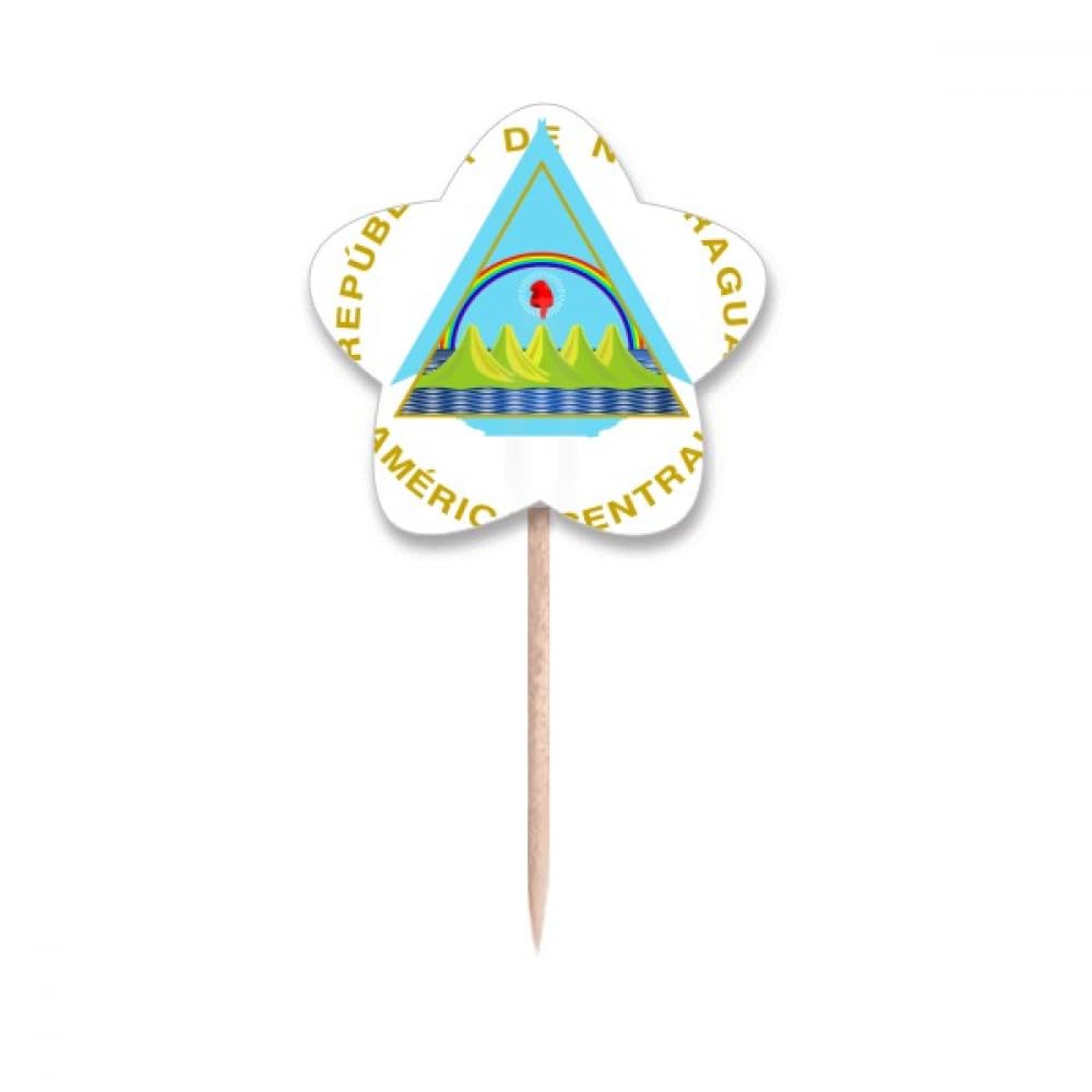 Picks à cupcakes Nicaragua pour décorer facilement vos buffets de fête