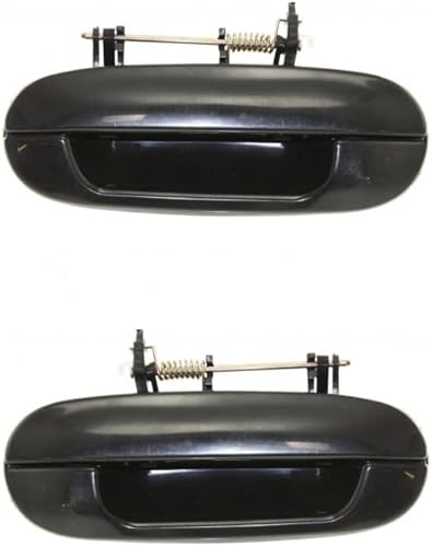 KarParts360 for GMC Envoy 2002-2009 Manija de puerta lado del conductor y del pasajero  Par  Trasera  Exterior  Trasera  Trasera  Negro  Imprimado