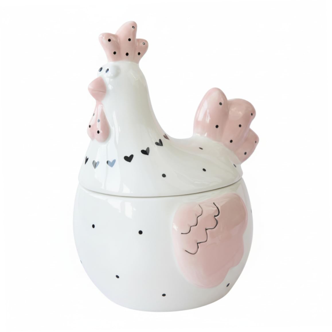 Récipient de stockage de poulet drôle et pot à biscuits design