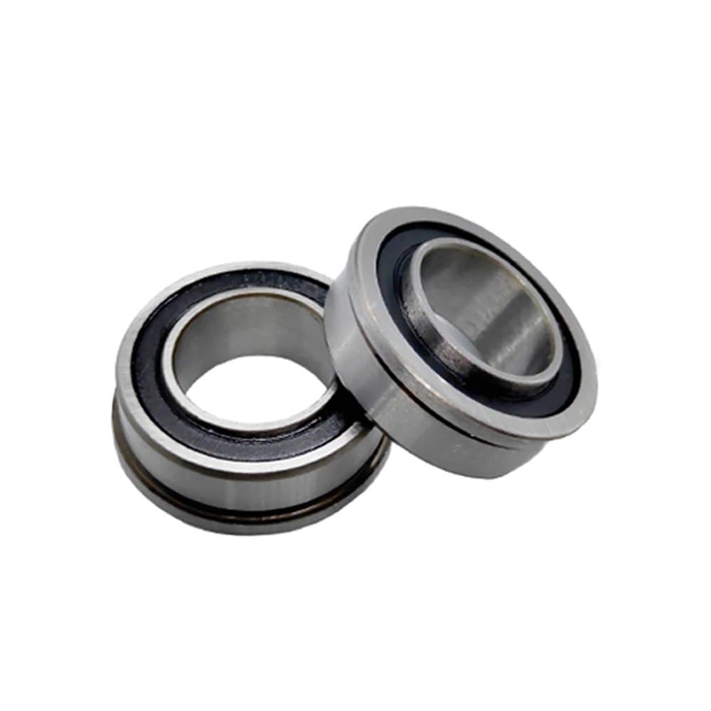 Ajuste for 1 Pieza ID 16 17 19 20 MM 5/8 "3/4" x OD 1-3/8 "Go Kart cortacésped carretillas carros Rueda rodamiento de Bolas con Bridas F6003 F6202RS(16X35X11X13,4Pcs)