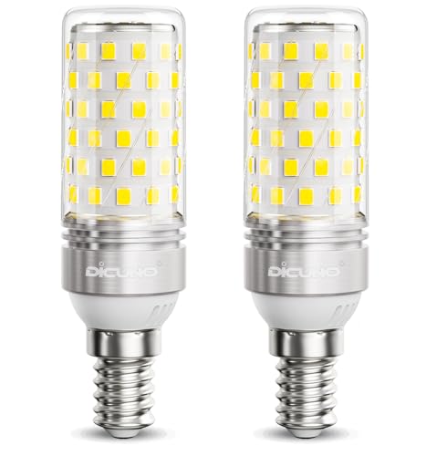 DiCUNO Bombilla LED E14 Maíz 10W, Equivalente halógena 130W, 1400lm, Luz frío 6000K, No regulable, 230V, Casquillo E14 estándar, Ahorro de energía, Pack de 2