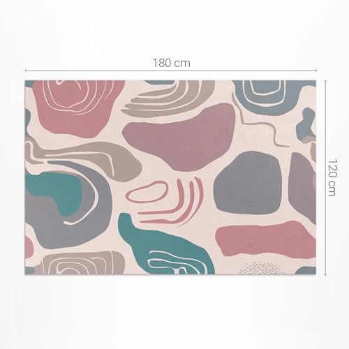 Tapis en vinyle haut de gamme 120x180 cm pour décoration chic de terrasse
