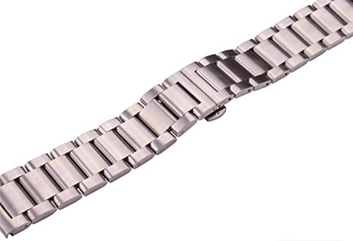 Bracelet montre métal solide inoxydable pour remplacer sangle usée - 3