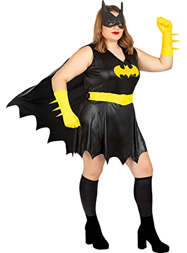 Funidelia | Disfraz de Batgirl para mujer Barbara Gordon, Superhéroes, DC Comics - Disfraz para adultos y divertidos accesorios para Fiestas, Carnaval y Halloween - Talla XL - Morado