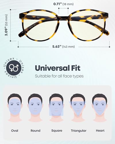 Image of Prospek Blue Light Blocking Glasses for Men Women, Computer Readers