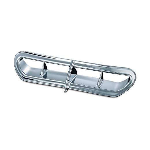Kuryakyn 6901 Motorcycle Accessory: Front Fairing Vent Accent for 2014-19 Harley-Davidson Touring & Trike Motorcycles, Chrome
