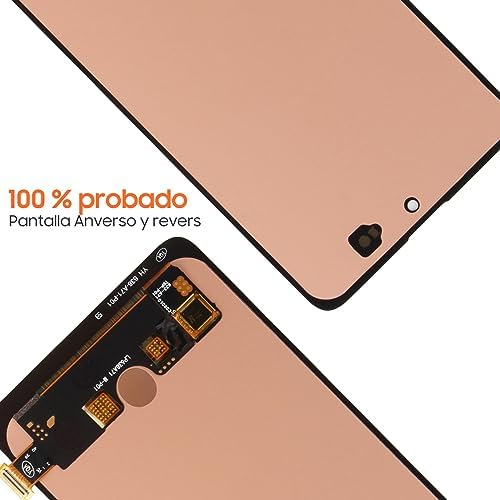 OLED Screen for Samsung Galaxy A71 4G Screen Replacement for Samsung A715 LCD Screen SM-A715F,SM-A715W,SM-A715X Touch Display Digitizer Assembly Repair Parts(Black with Figerprint Function)