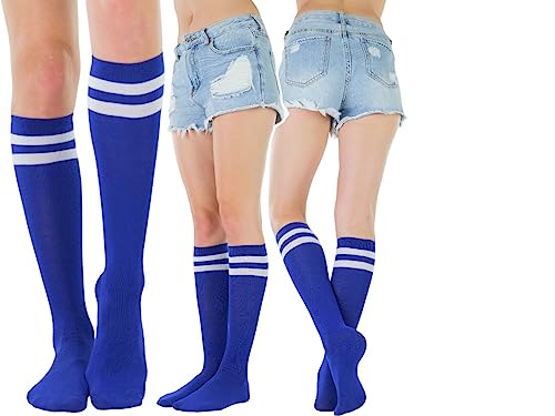 Image of ToBeInStyle Women's Pack of 6 or 12 Knee High Socks