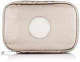 Absatzform: Klettverschluss Kipling Damen Lajas Taschenorganizer, Silber (Metallic Glow), 16x12x4 cm