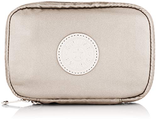 Preisvergleich Produktbild Kipling Damen Lajas Taschenorganizer, Silber (Metallic Glow), 16x12x4 cm