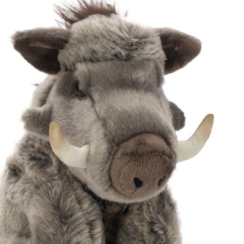 Peluche de jabalí BARRADO de animales salvajes premium de 30 cm 3