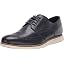 Navy Leather/Ivory