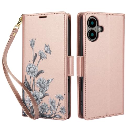 Étui iPhone 8 or rose : la protection portefeuille idéale pour vos sorties