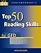 Top 50 Reading Skills for GED Success, Student Text Only (GED Calculators)