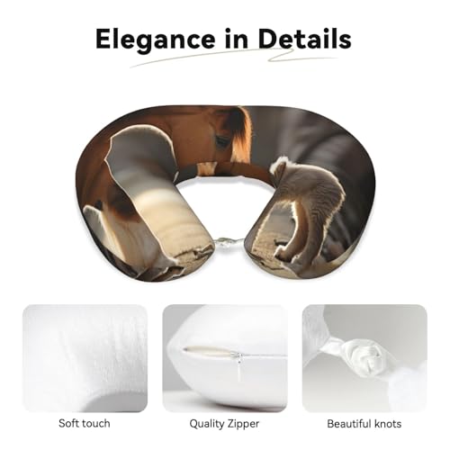 Almohada de espuma memory foam para viaje cuello miniatura 2