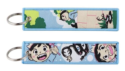 Pinstant Ranking of Kings Prince Bojji Anime Manga Keychain Key Tag Chain Fob Ring, Mixed, 5.1 x 1.2 inches