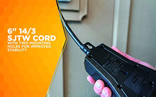 Woods 50126Wd Outdoor Indoor Wireless Remote Control Outlet Kit, Electrical Plug In Remote Light Switch, Features 3 Grounded (3-Prong) Outlets With A Pairable Remote, Csa Rated, Fcc Compliant, Black #TOP5