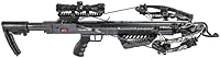 Killer Instinct Burner 415 FPS Crossbow Package Gray Camo Bundle - Bolts & Broadheads Included