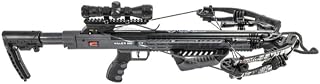 Killer Instinct Burner 415 FPS Crossbow Package Gray Camo Bundle - Bolts & Broadheads Included