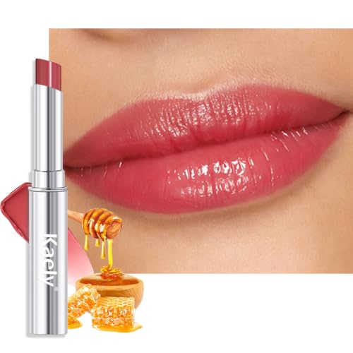 evpct Girly Pink Honey Lipstick Moisturizing Tinted Lip Balm for Old Women