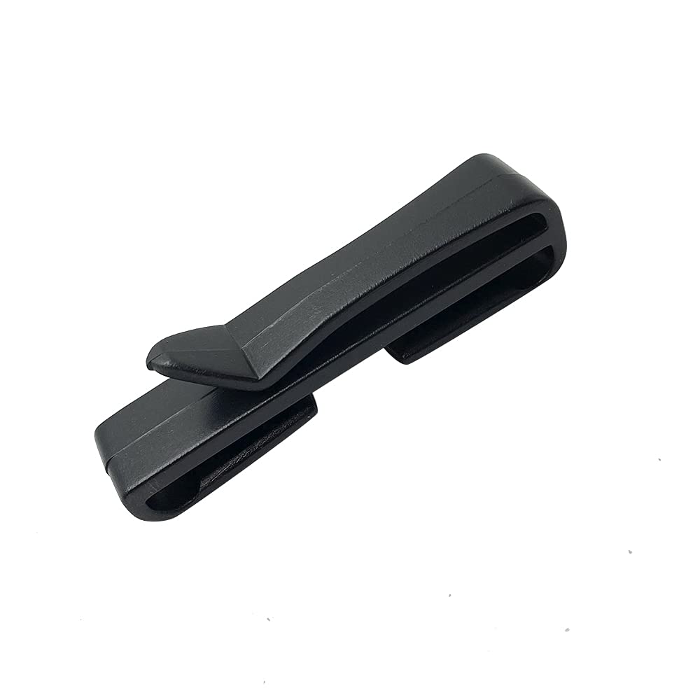 Webbing Ending Clip Keeper - Plastic Connect Buckle Backpack Adjust Strap Bag, ZQMALL 20 Pack Belt Quick Slip Keeper Adjuster, 32mm