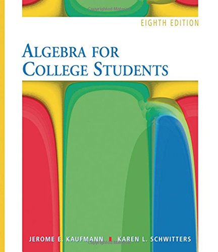 Algebra for College Students (with Interactive Video Skillbuilder CD-ROM and iLrn (TM) Student Tutorial Printed Access Card)