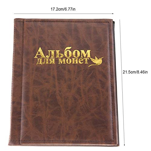 Álbum de colección de monedas con 250 bolsillos miniatura 7