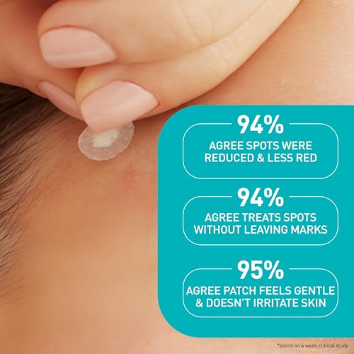 CeraVe Hydrocolloid Blemish Patches, Oil Absorbing Spot Control with Ceramides and Niacinamide, Allergy-Tested & Suitable For Sensitive Skin, Ultra-Thin & Blends Into All Skin Tones, 22ct — view 7