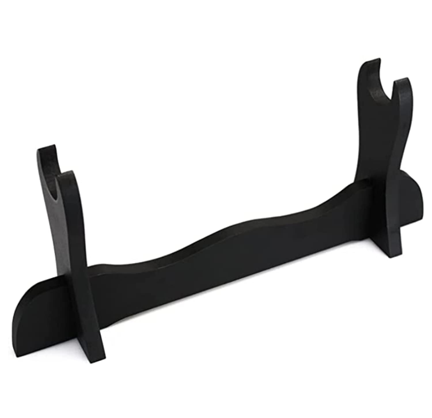 SKEIDO Sword Stand Sword Rack Holder Display Acrylic Storage Rack for Katana or Wakizashi Swords Display Sword Holder Black (1 Layer)